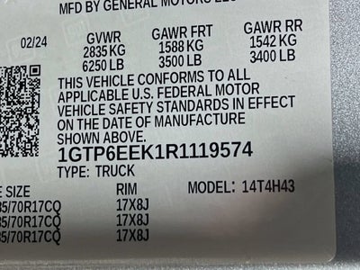 2024 GMC Canyon AT4X