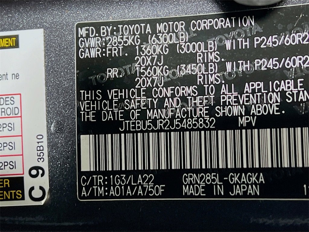 2018 Toyota 4Runner Limited