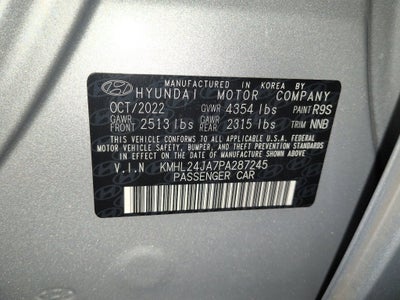 2023 Hyundai Sonata SE