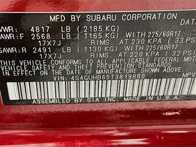 2026 Subaru CROSSTREK Base
