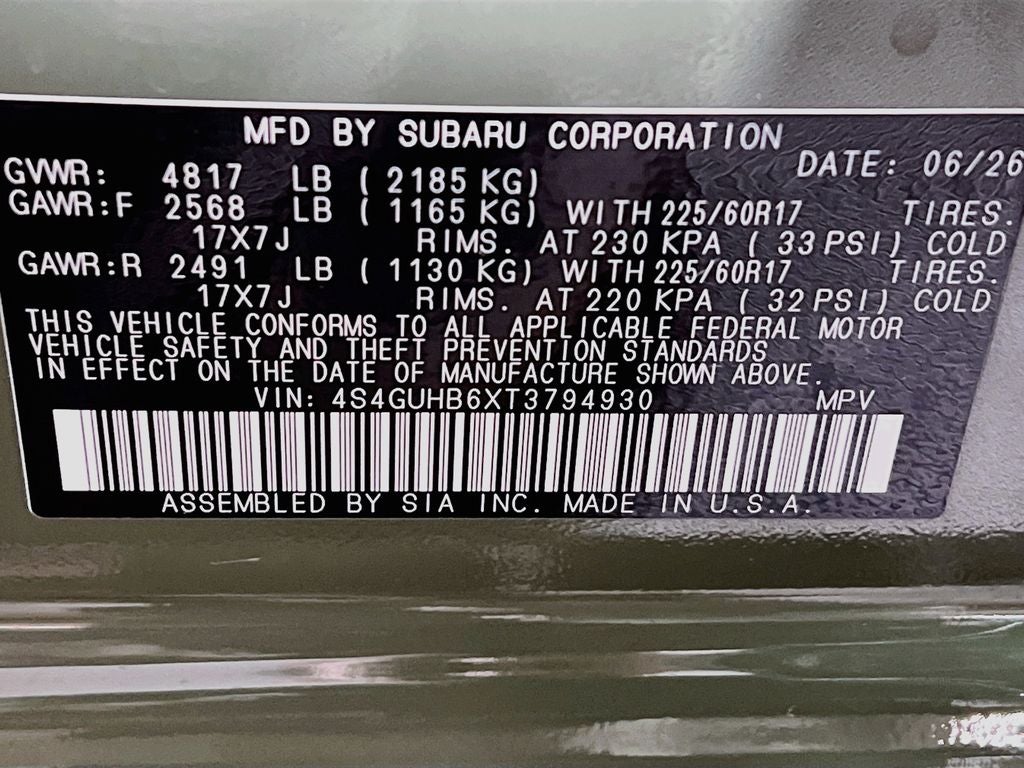 2026 Subaru CROSSTREK Base