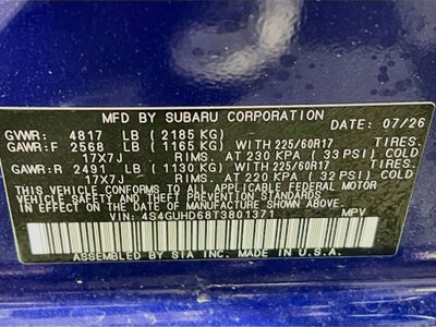 2026 Subaru CROSSTREK Premium