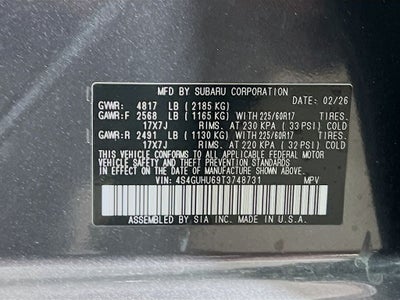 2026 Subaru CROSSTREK Wilderness