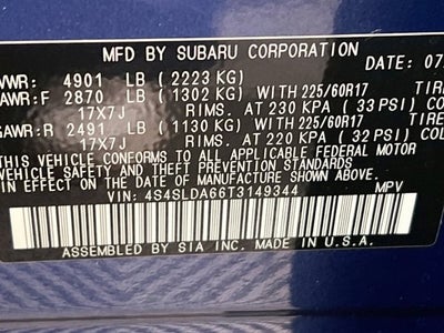 2026 Subaru FORESTER Standard Model