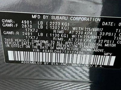 2026 Subaru FORESTER Standard Model