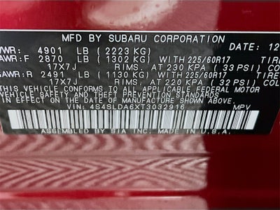 2026 Subaru FORESTER Standard Model