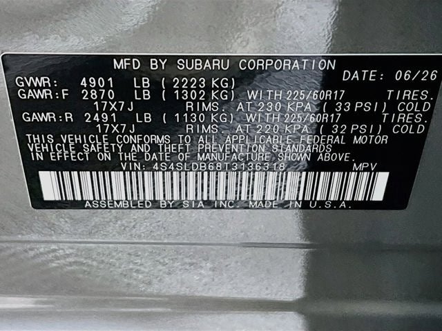 2026 Subaru FORESTER Premium