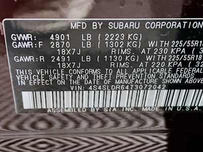 2026 Subaru FORESTER Limited