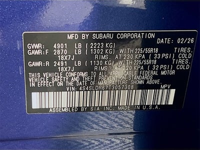 2026 Subaru FORESTER Limited