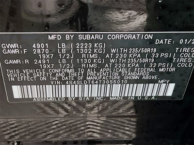 2026 Subaru FORESTER Touring