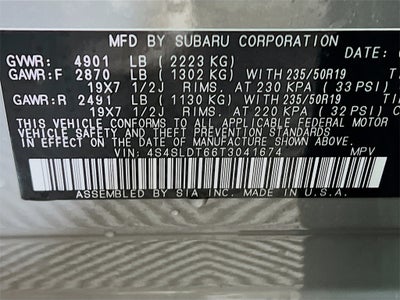 2026 Subaru FORESTER Touring