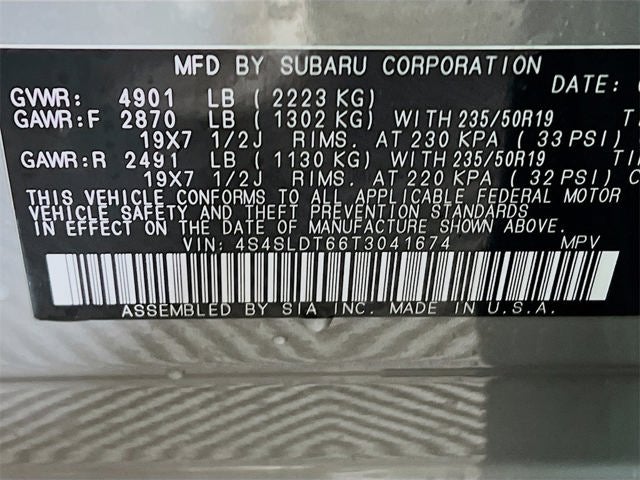 2026 Subaru FORESTER Touring