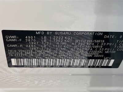 2026 Subaru FORESTER Touring