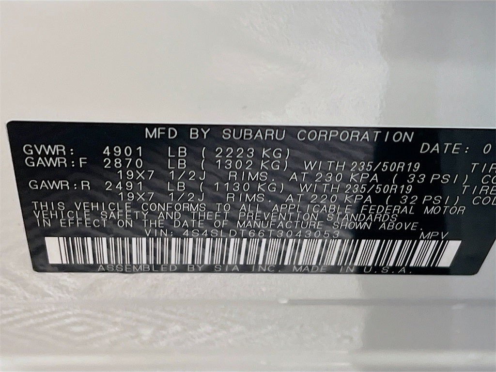 2026 Subaru FORESTER Touring