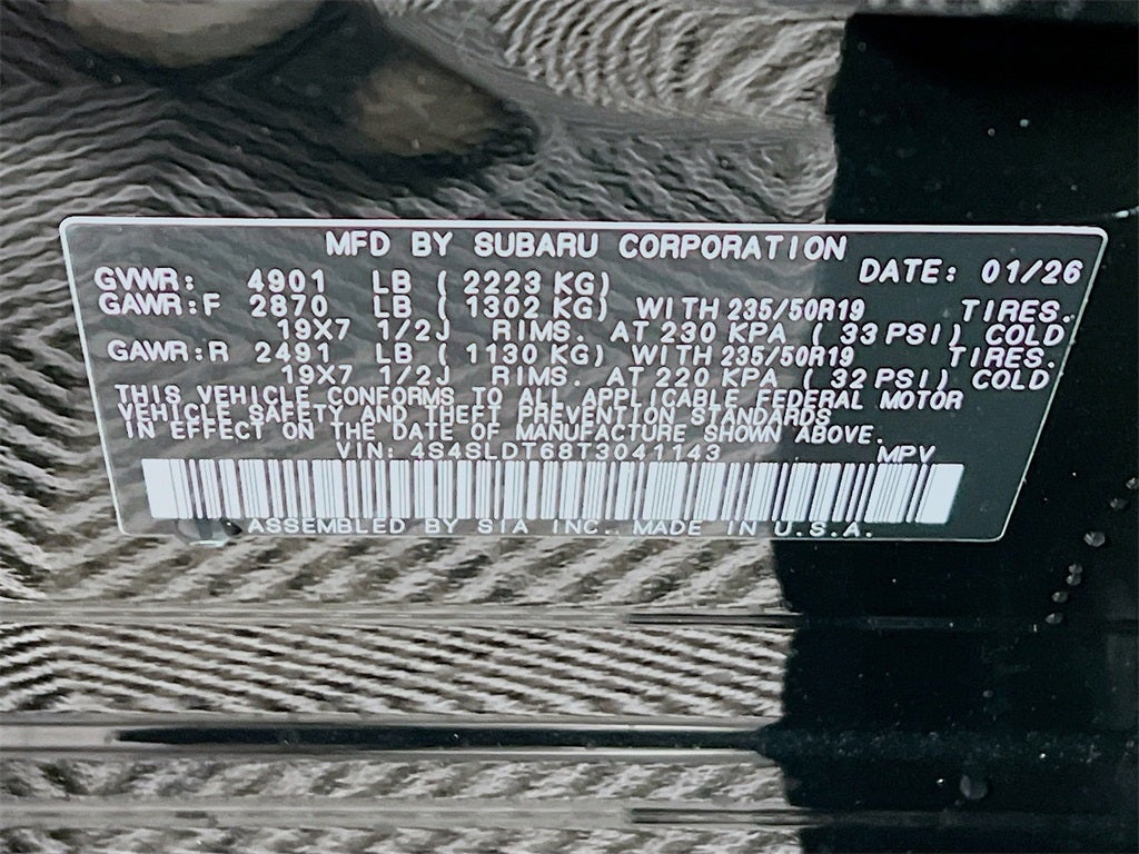 2026 Subaru FORESTER Touring