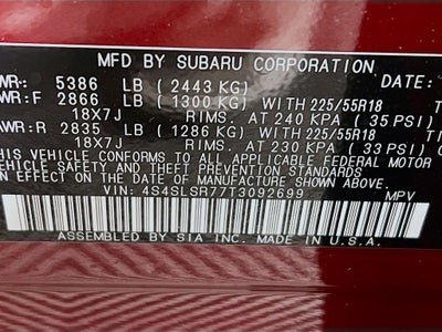 2026 Subaru FORESTER Limited Hybrid