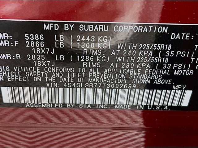 2026 Subaru FORESTER Limited Hybrid