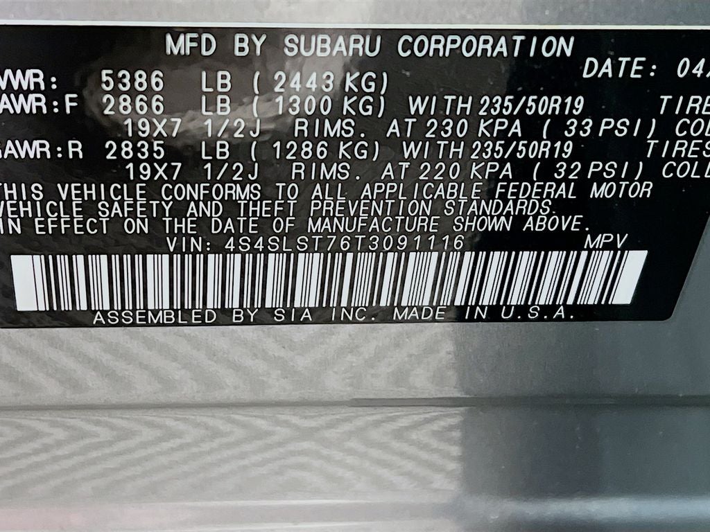 2026 Subaru FORESTER Touring Hybrid