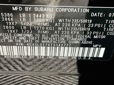 2026 Subaru FORESTER Touring Hybrid