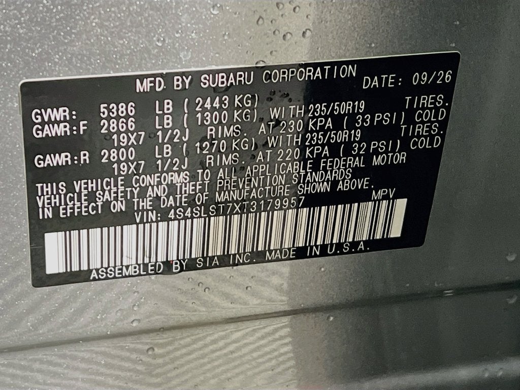 2026 Subaru FORESTER Touring Hybrid