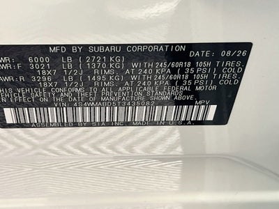 2026 Subaru ASCENT Premium 7-Passenger