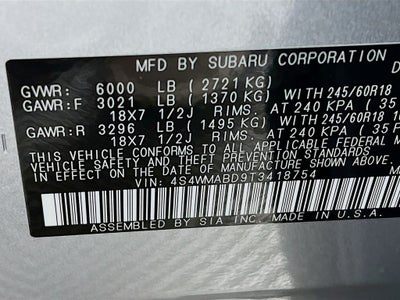 2026 Subaru ASCENT Premium 7-Passenger