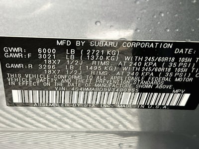 2027 Subaru ASCENT Premium 7-Passenger