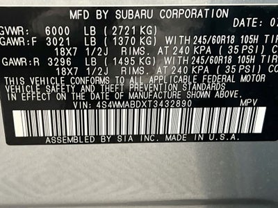 2026 Subaru ASCENT Premium 7-Passenger