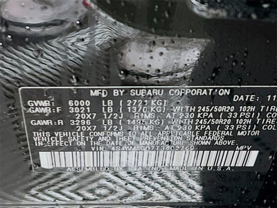 2026 Subaru ASCENT Limited 7-Passenger