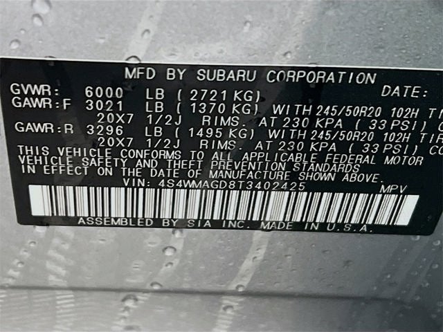 2026 Subaru ASCENT Limited 7-Passenger