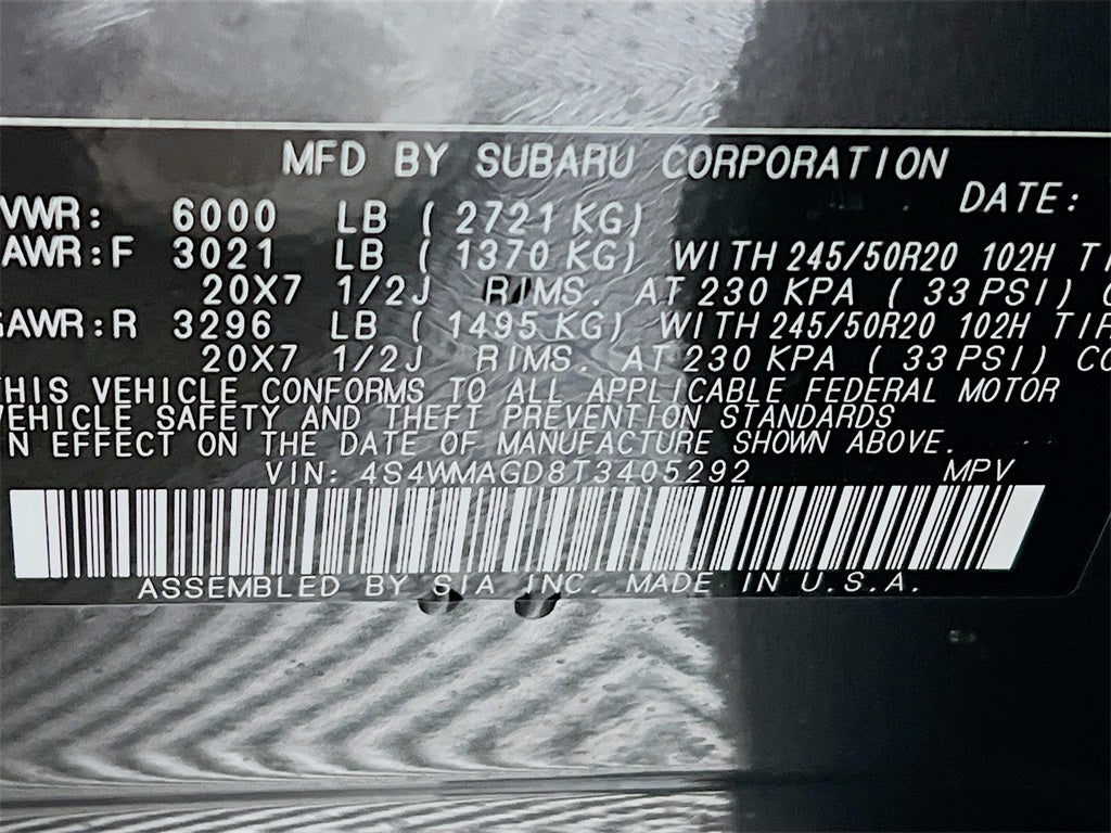 2026 Subaru ASCENT Limited 7-Passenger