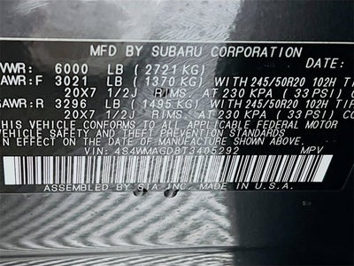 2026 Subaru ASCENT Limited 7-Passenger