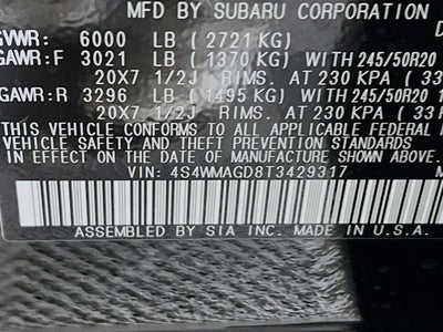2026 Subaru ASCENT Limited 7-Passenger