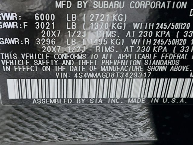 2026 Subaru ASCENT Limited 7-Passenger