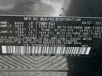 2026 Subaru ASCENT Limited 7-Passenger