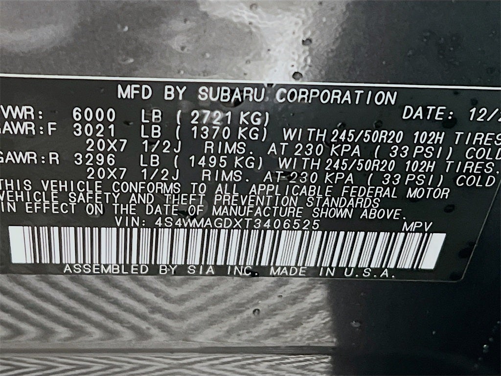 2026 Subaru ASCENT Limited 7-Passenger