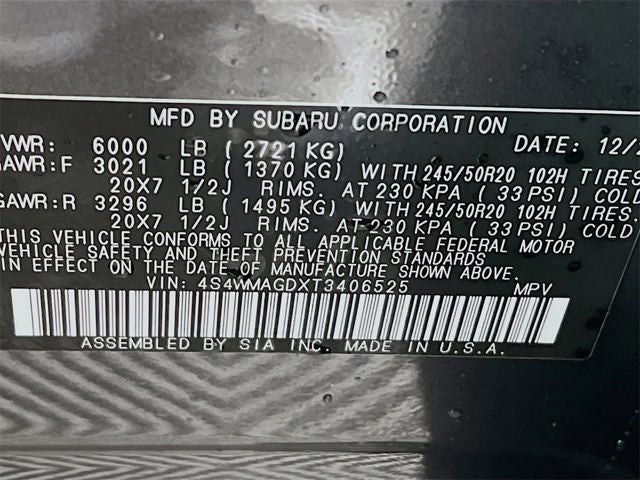 2026 Subaru ASCENT Limited 7-Passenger