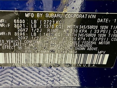 2026 Subaru ASCENT Touring 7-Passenger