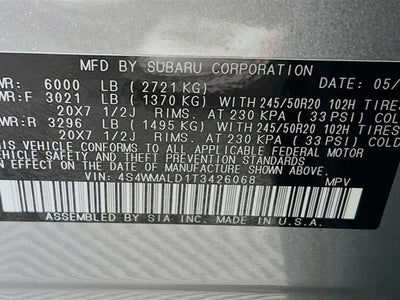 2026 Subaru ASCENT Onyx Edition Touring 7-Passenger