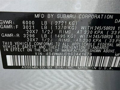 2025 Subaru ASCENT Touring