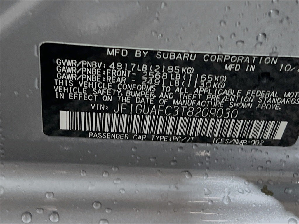 2026 Subaru IMPREZA Sport