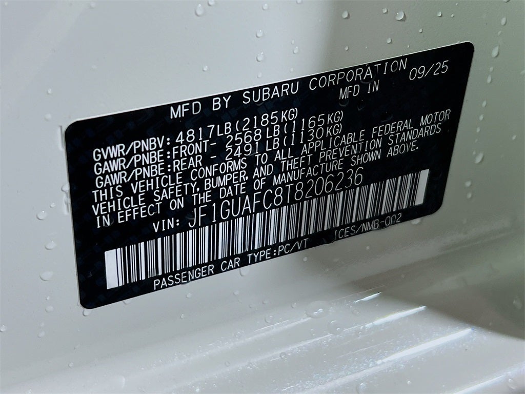 2026 Subaru IMPREZA Sport