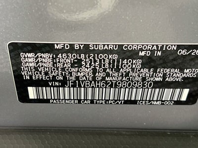 2026 Subaru WRX Premium