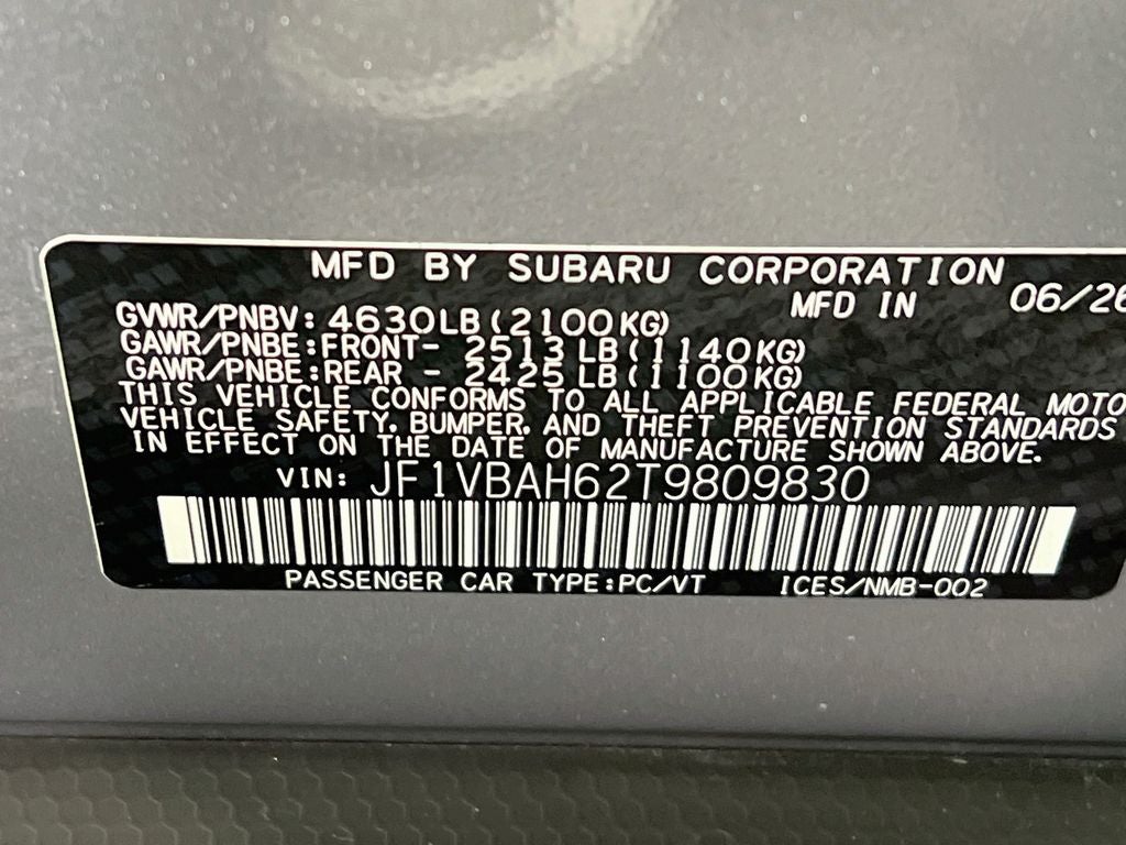 2026 Subaru WRX Premium