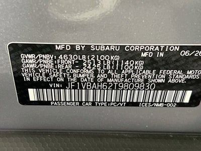 2026 Subaru WRX Premium
