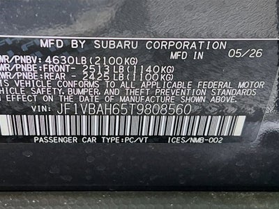 2026 Subaru WRX Base