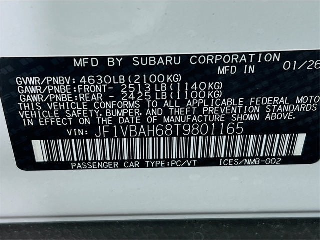 2026 Subaru WRX Premium