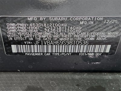 2025 Subaru WRX Premium