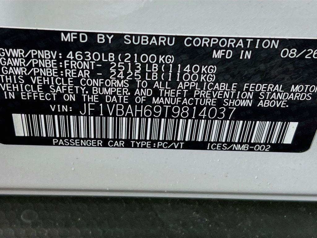 2026 Subaru WRX Premium
