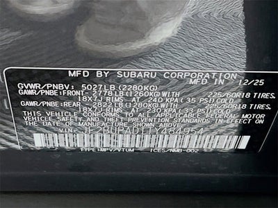 2026 Subaru OUTBACK Premium